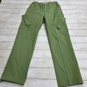 Sz Small Men Jordan Standard Fit Cargo Pants Green Drawstring Waist FB7305 340